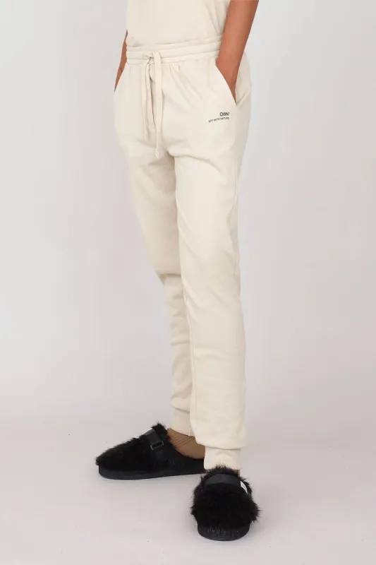 Women's Gauzy Joggers Ecru sold by Ivalo.com