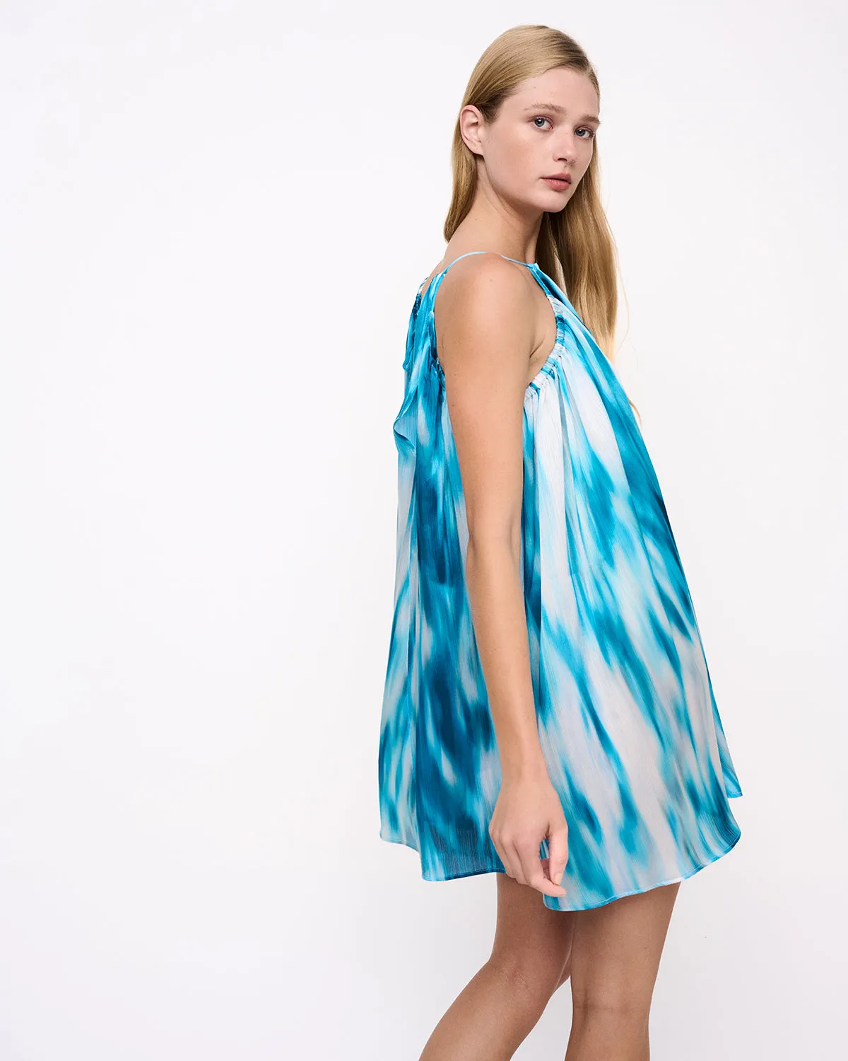 Vision Print Dress Blue sold by Ivalo.com product image thumbnail 3