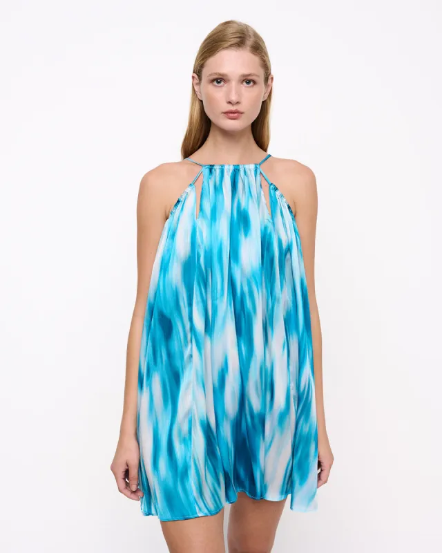 Vision Print Dress Blue sold by Ivalo.com