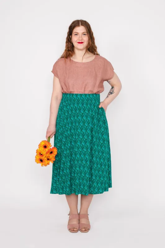 Tuuli Midi Skirt Smaragdi Green sold by Ivalo.com