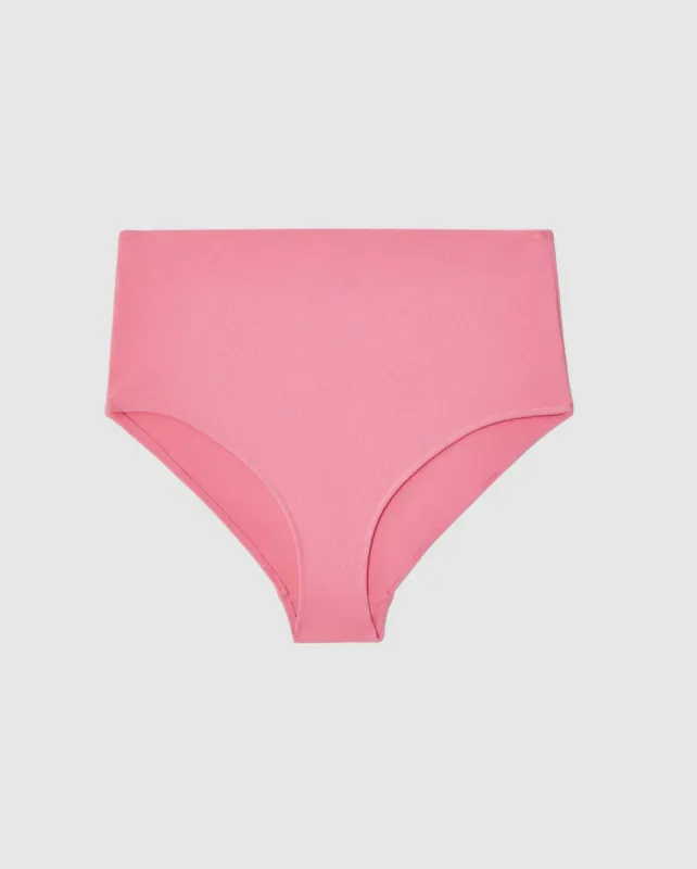 Highwaist Bikini Briefs Pink sold by Ivalo.com