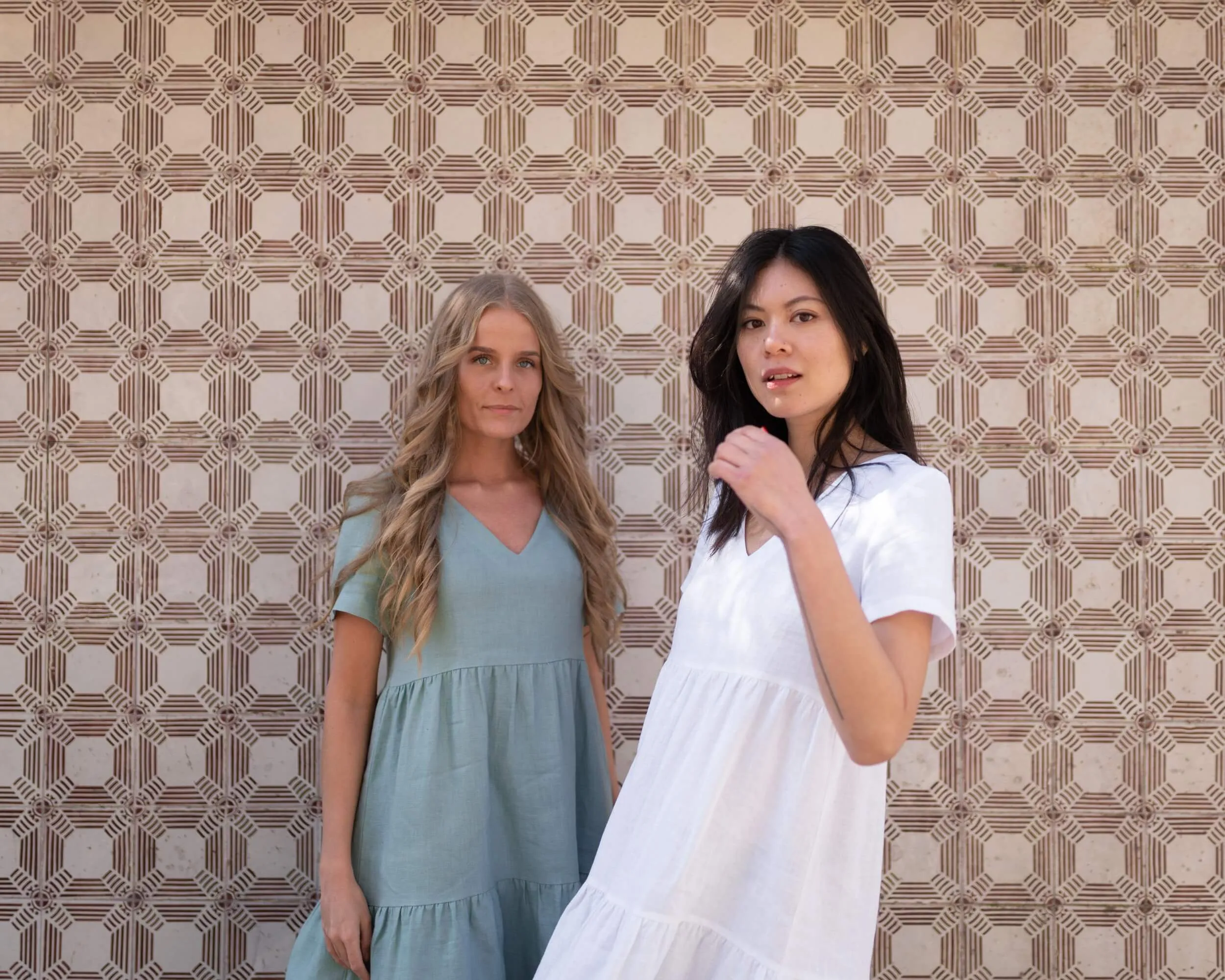 Linen Layer Dress Coconut Milk White sold by Ivalo.com product image thumbnail 5