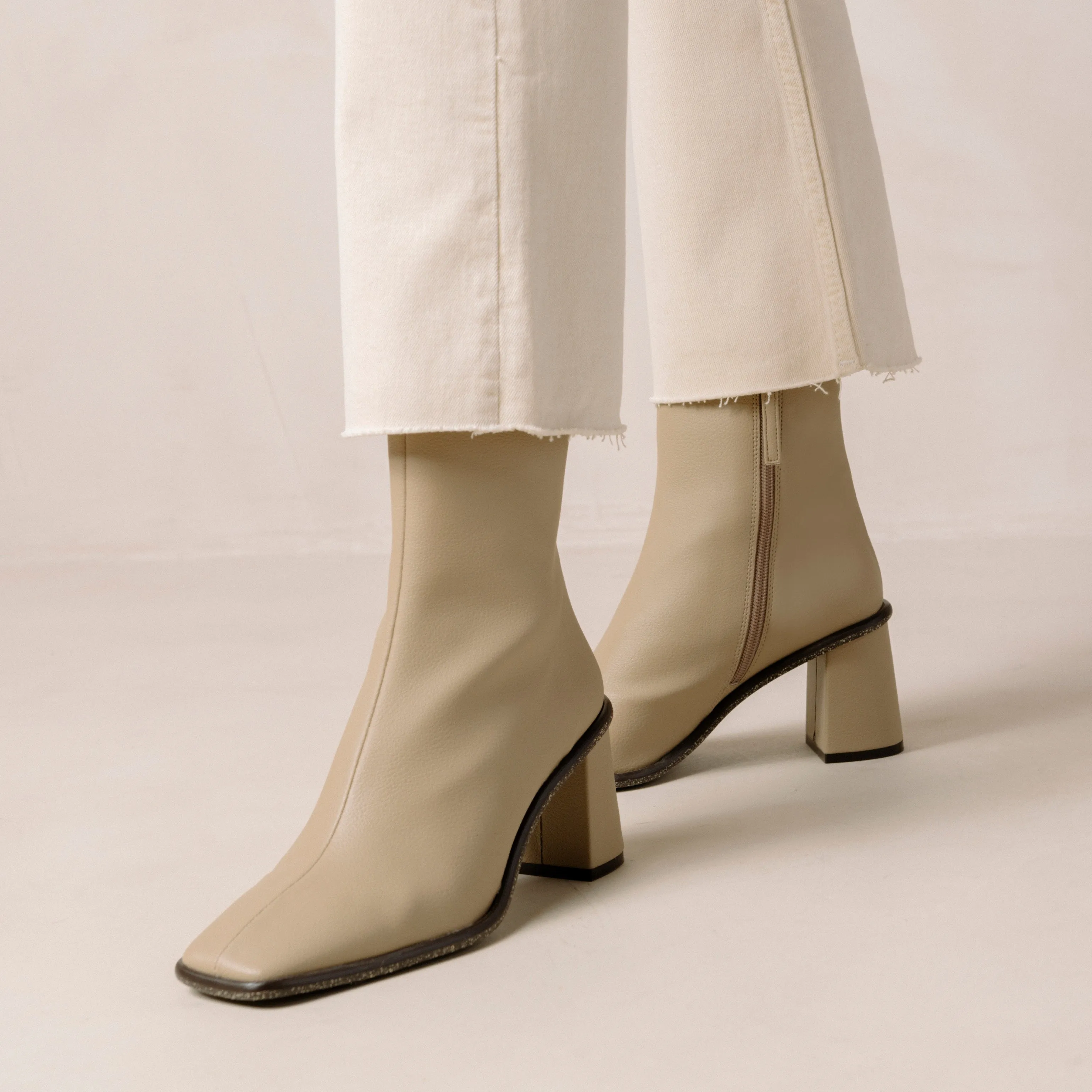 West Cactus Vegan Leather Boots Sand Beige sold by Ivalo.com product image thumbnail 4