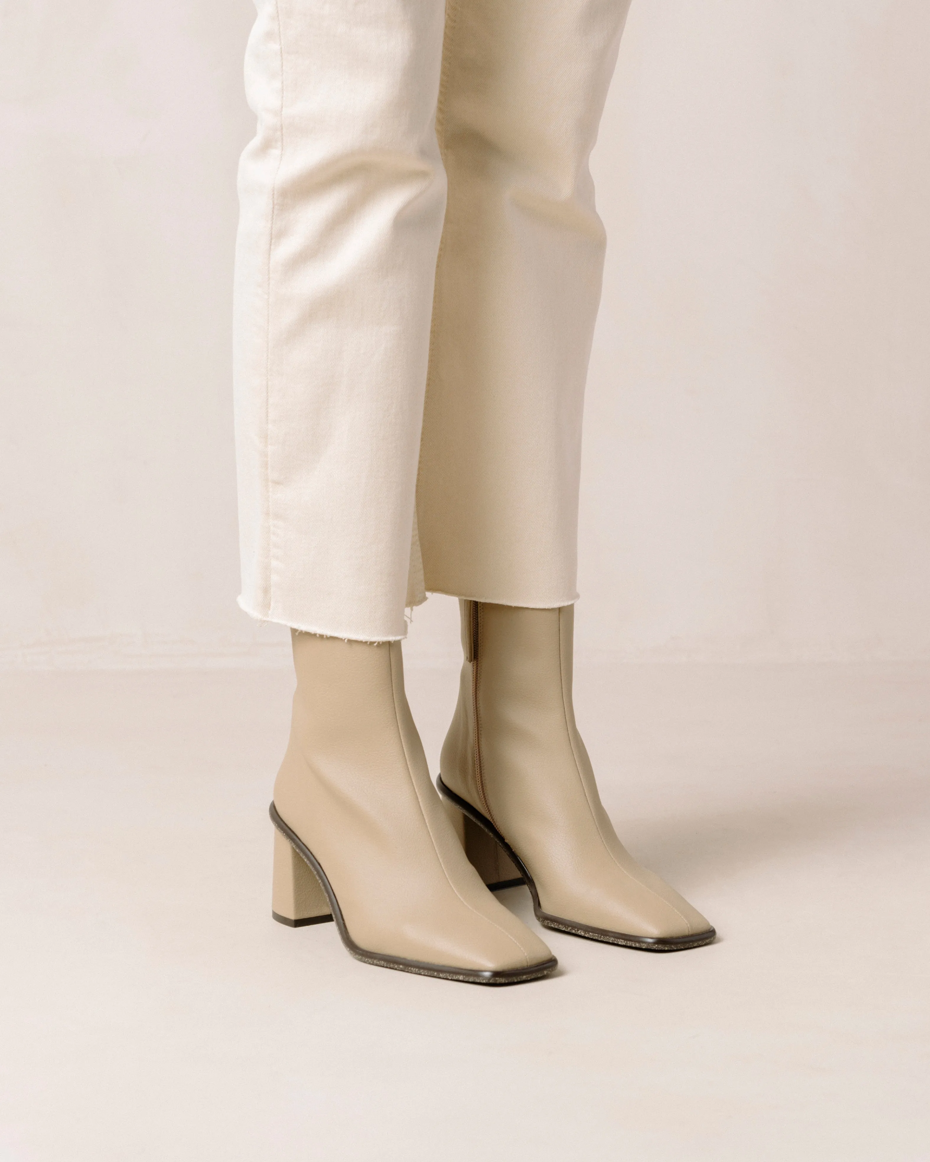 West Cactus Vegan Leather Boots Sand Beige sold by Ivalo.com product image thumbnail 5