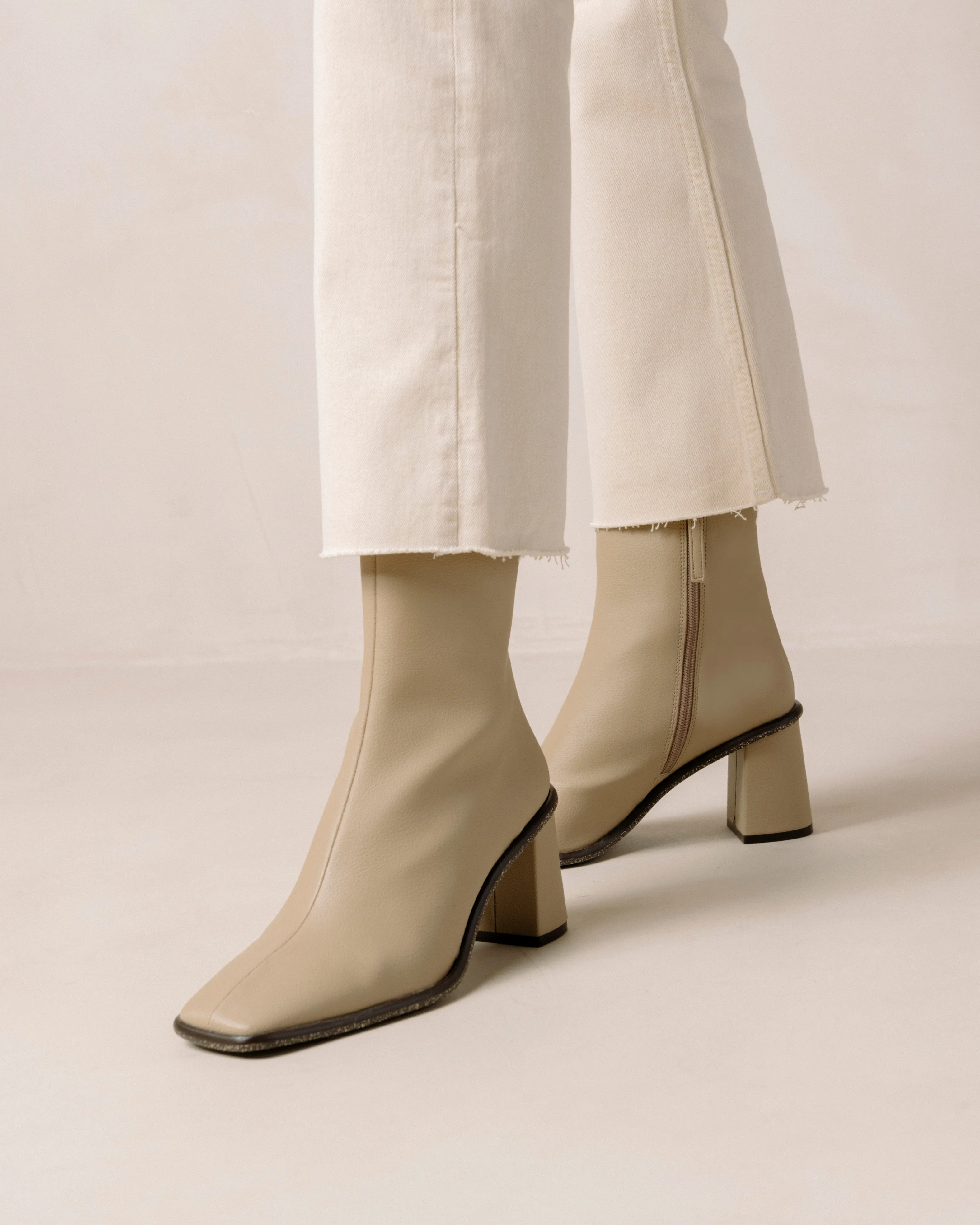 West Cactus Vegan Leather Boots Sand Beige sold by Ivalo.com product image thumbnail 2