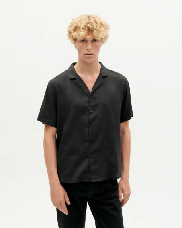 Men's Jules Hemp Shirt Black sold by Ivalo.com