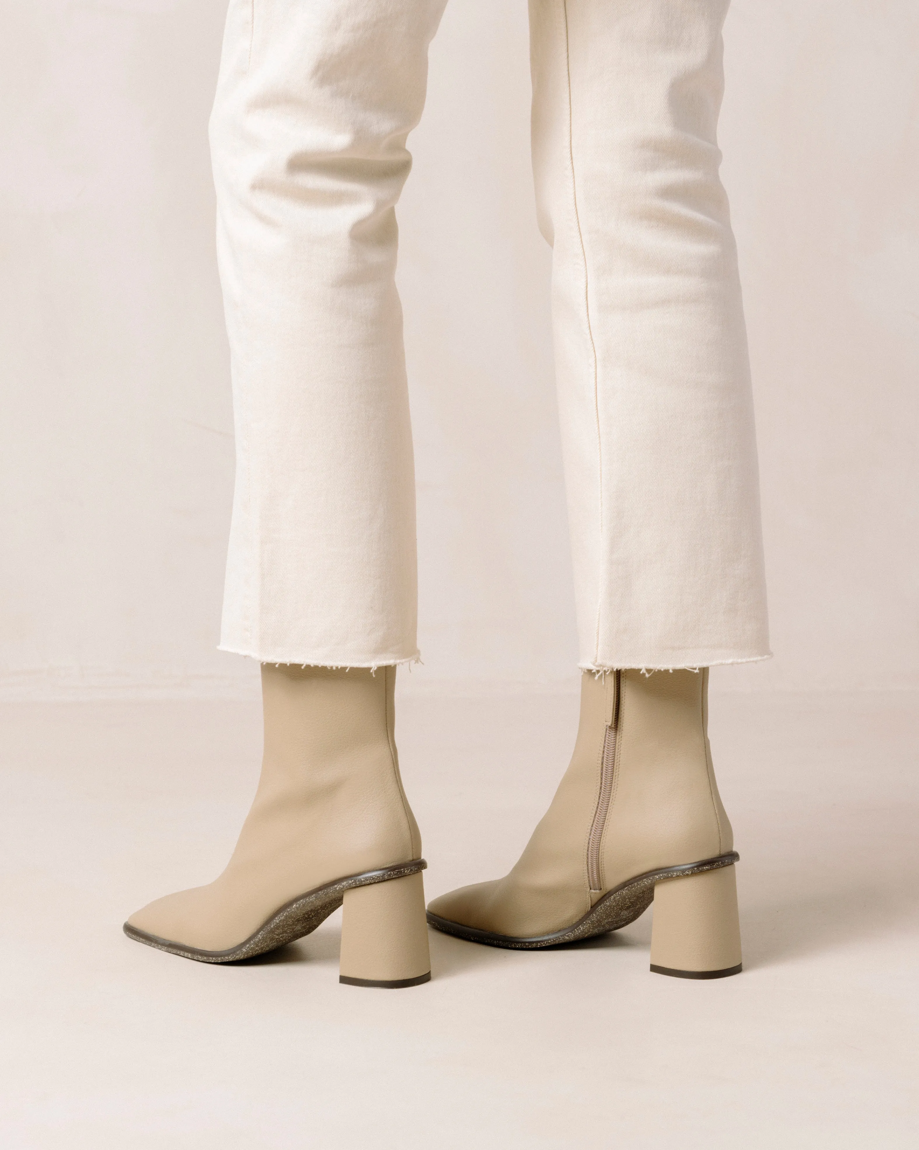 West Cactus Vegan Leather Boots Sand Beige sold by Ivalo.com product image thumbnail 3