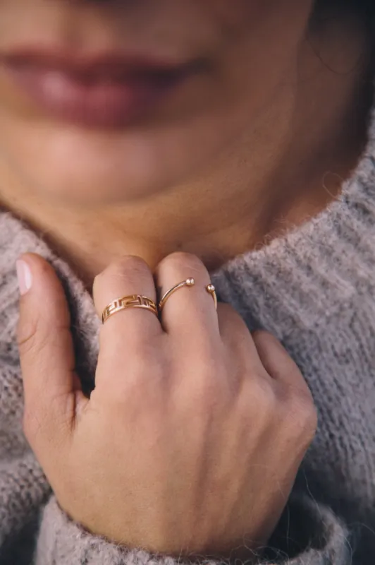 Open Ring Gold sold by Ivalo.com