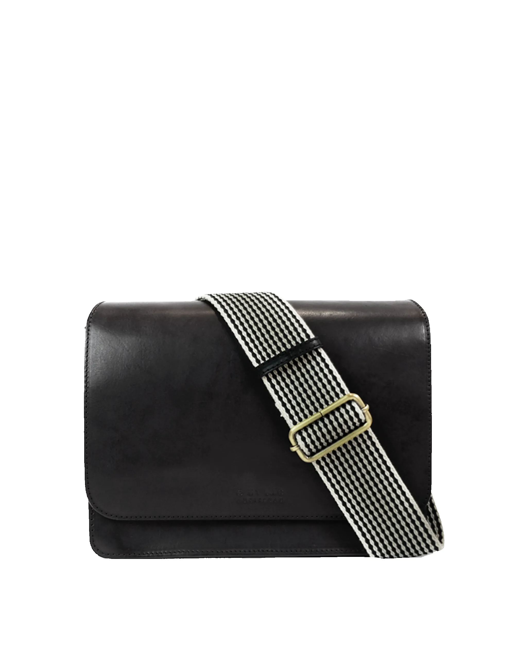 Audrey Black Checkered Classic Leather Bag sold by Ivalo.com