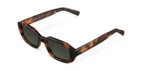 Kessie Sunglasses Caramel Olive sold by Ivalo.com