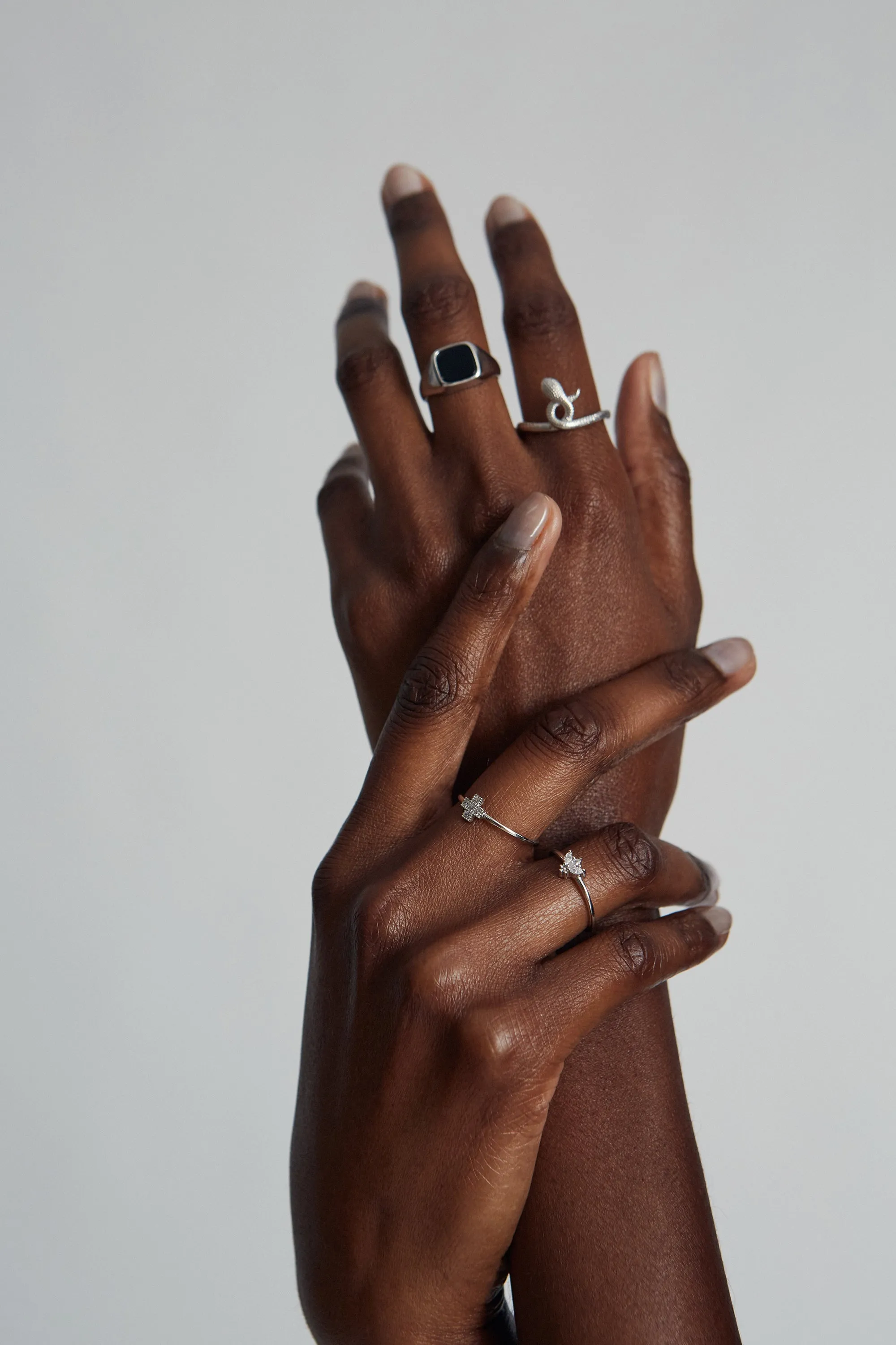 Onix Stamp Ring Silver sold by Ivalo.com product image thumbnail 3