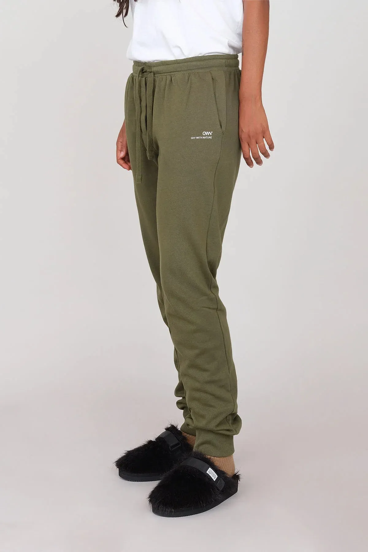 Women's Gauzy Joggers Military Green sold by Ivalo.com product image thumbnail 4