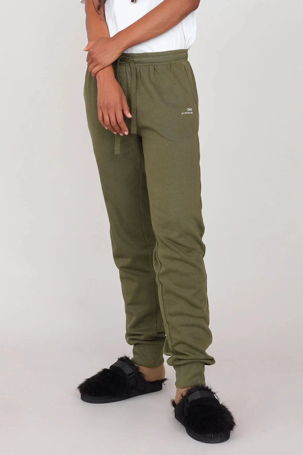 Women's Gauzy Joggers Military Green sold by Ivalo.com