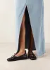 Rosalind Leather Ballet Flats Black sold by Ivalo.com