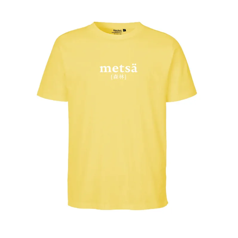 Metsä Unisex T-Shirt Dusty Yellow sold by Ivalo.com