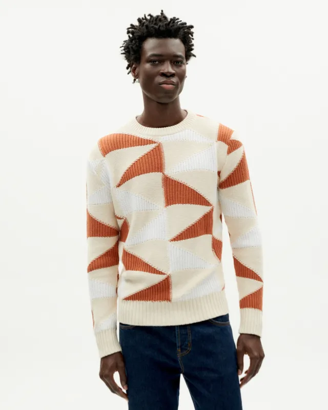 Knitted Guillaume Sweater Ivory sold by Ivalo.com