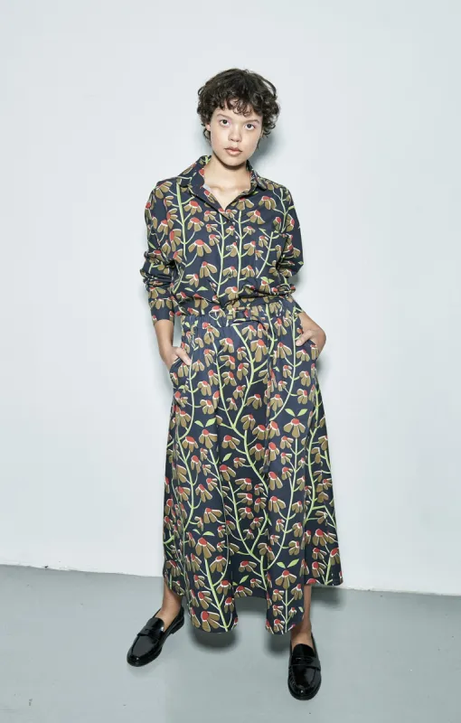 Kiskun Canvas Midi Skirt Chamomile sold by Ivalo.com