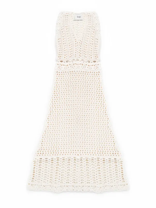 Nisa Crochet Dress Natural White sold by Ivalo.com