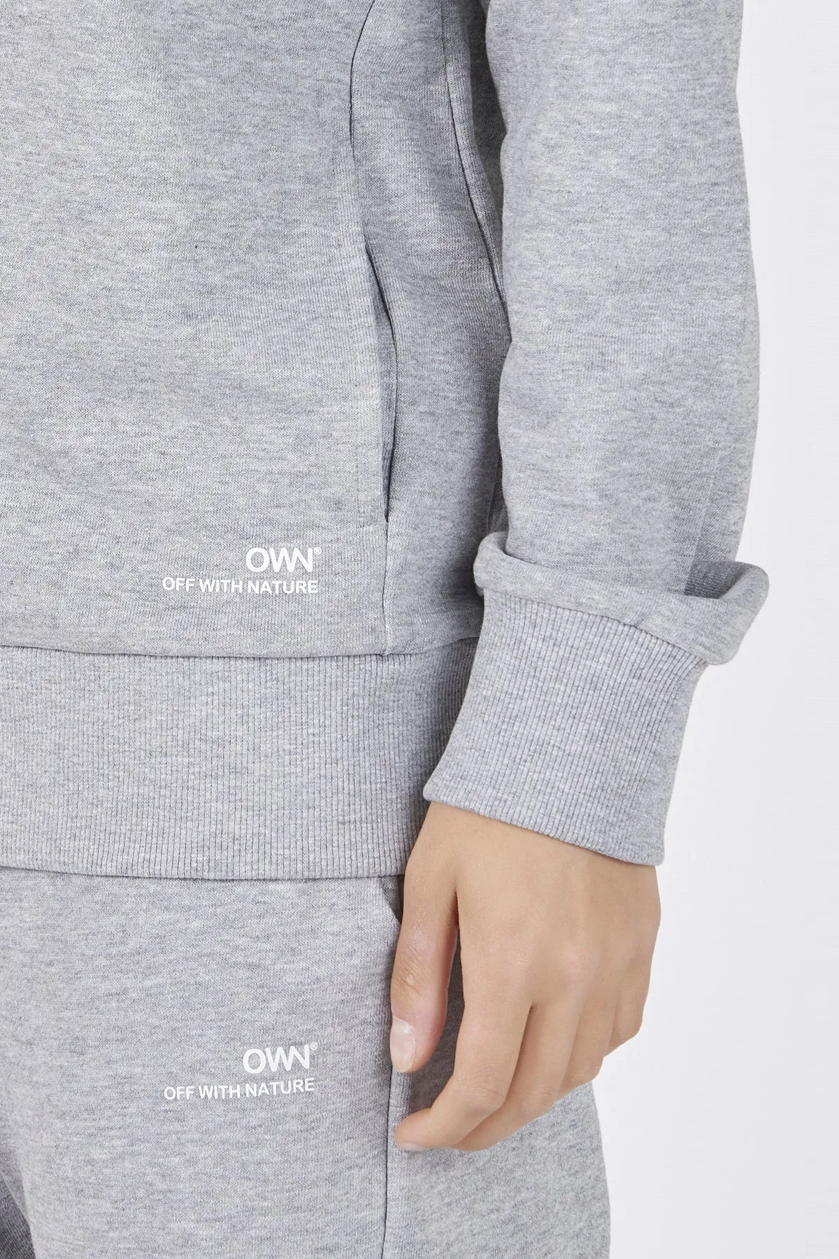 Women's Sweatshirt With A Zipper Grey sold by Ivalo.com product image thumbnail 3