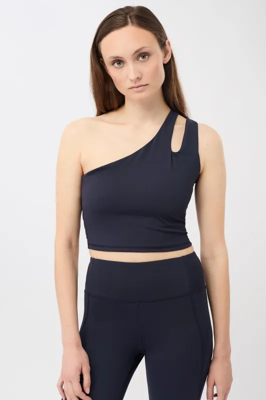 Cropped Shoulder Top Sports Bra Night Sky sold by Ivalo.com