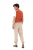 Men's Flap Pocket Linen Cargo Pants Beige sold by Ivalo.com
