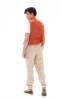 Men's Flap Pocket Linen Cargo Pants Beige sold by Ivalo.com