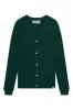 Lucas Cotton Cardigan Dark Green sold by Ivalo.com