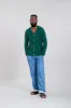 Lucas Cotton Cardigan Dark Green sold by Ivalo.com