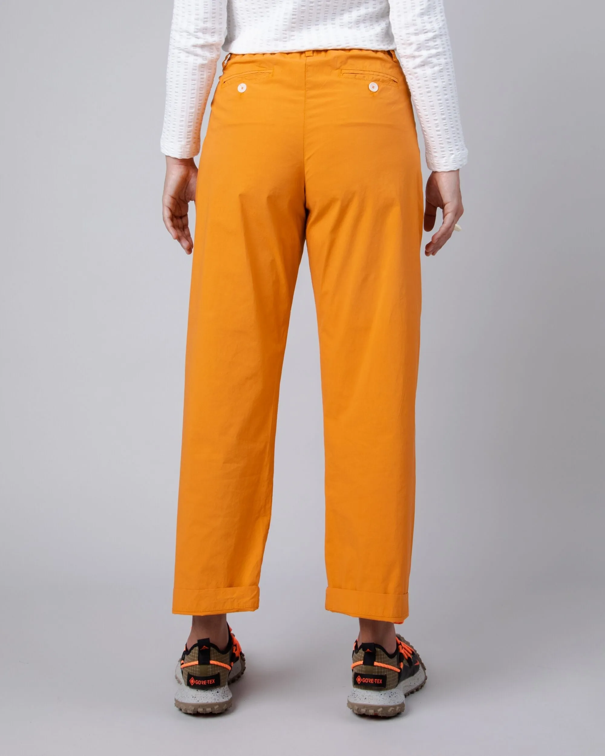 Elastic Pleated Chino Pants Yellow sold by Ivalo.com product image thumbnail 4