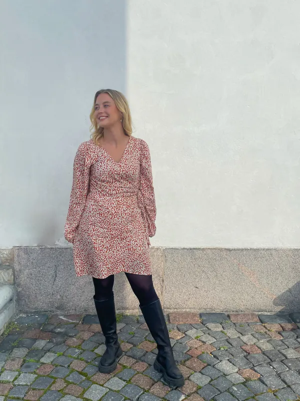 Sienna Wrap Dress Red sold by Ivalo.com