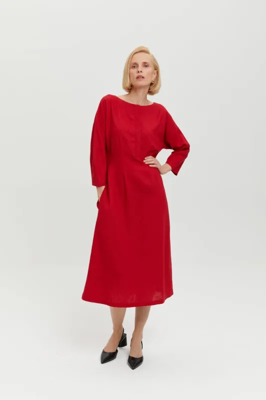 Lusin Dress Red sold by Ivalo.com