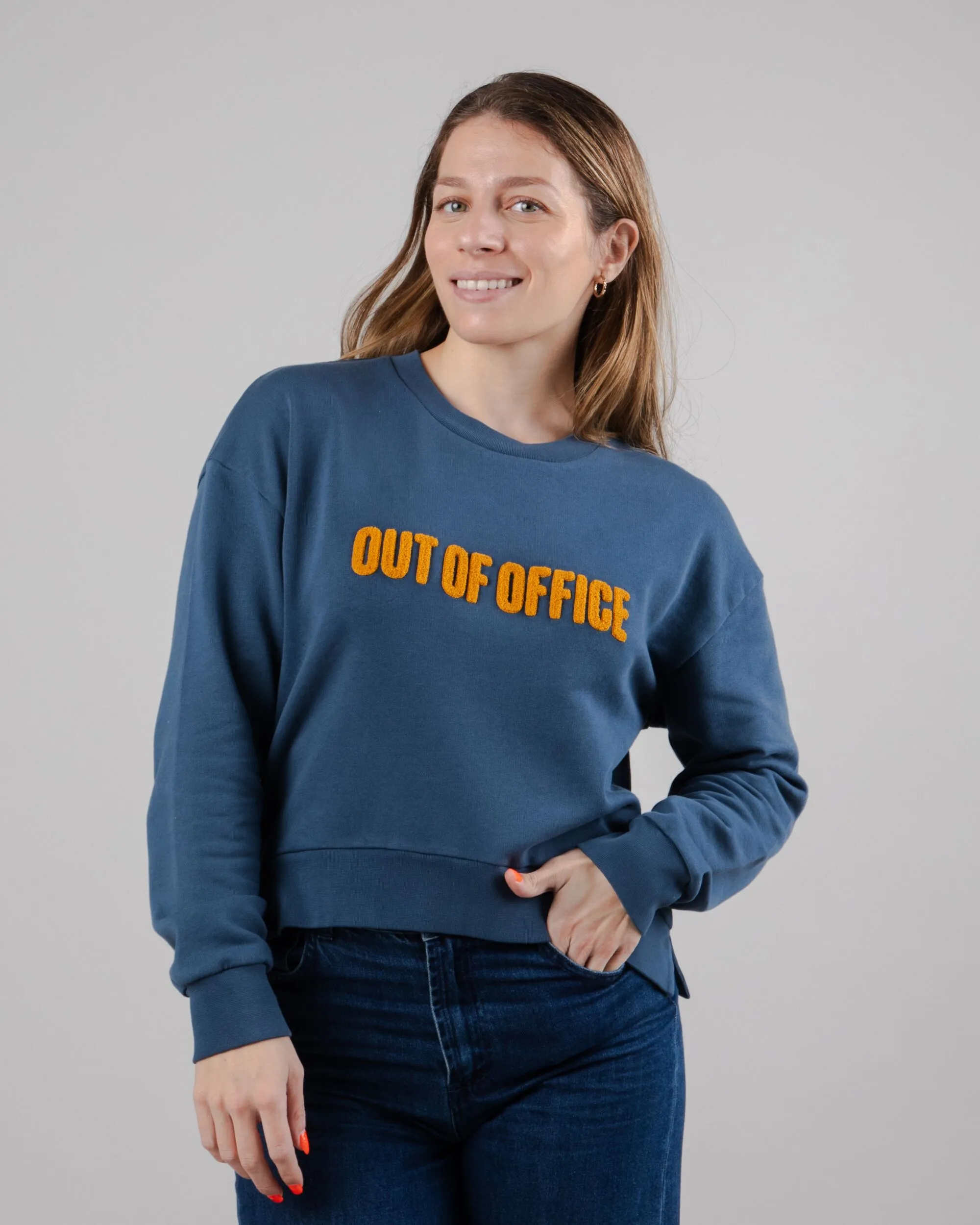 Out of Office Sweatshirt Indigo Blue sold by Ivalo.com