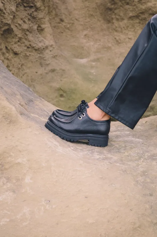 Cord Chunky Shoes Black sold by Ivalo.com