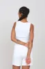 Women's Stretchy Tank Top White sold by Ivalo.com