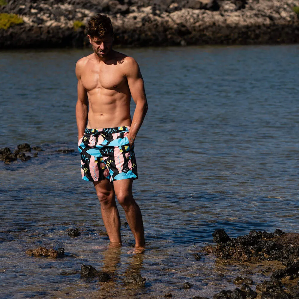 Swim Boxer Medium Black Macro 80s Print sold by Ivalo.com product image thumbnail 2