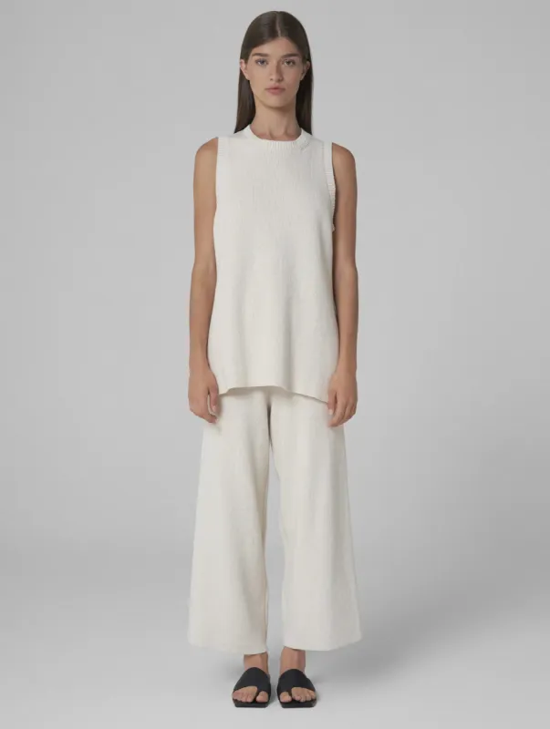 Lina Knitted Pants Natural White sold by Ivalo.com