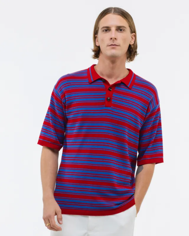 Boulevard Polo Shirt Red/Navy sold by Ivalo.com