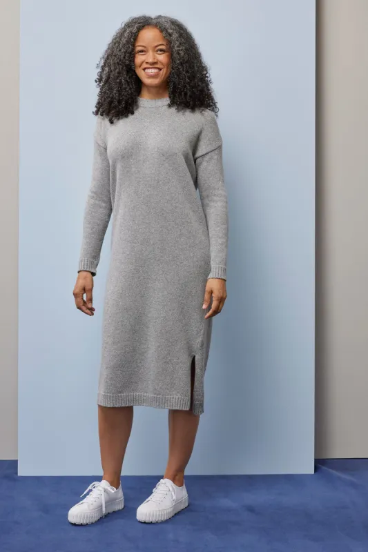 Soft Wool Dress Melange Grey sold by Ivalo.com