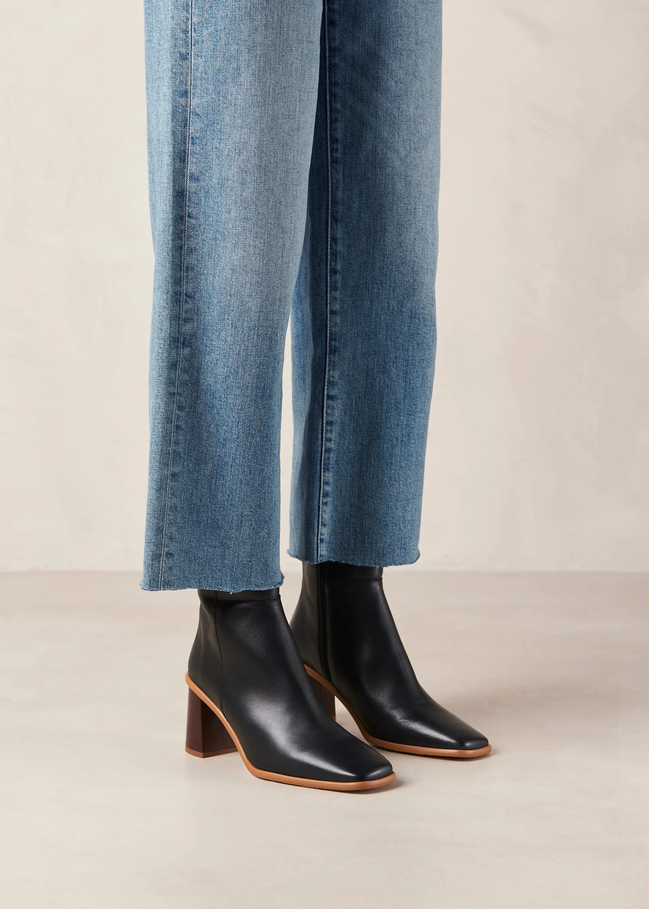 West Leather Ankle Boots Vintage Black sold by Ivalo.com product image thumbnail 4