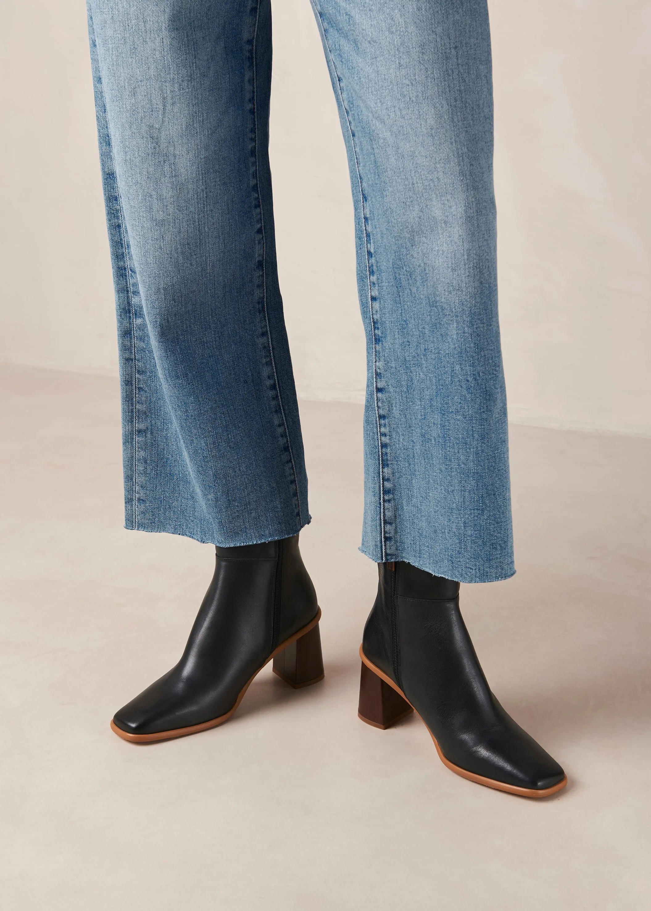 West Leather Ankle Boots Vintage Black sold by Ivalo.com product image thumbnail 3