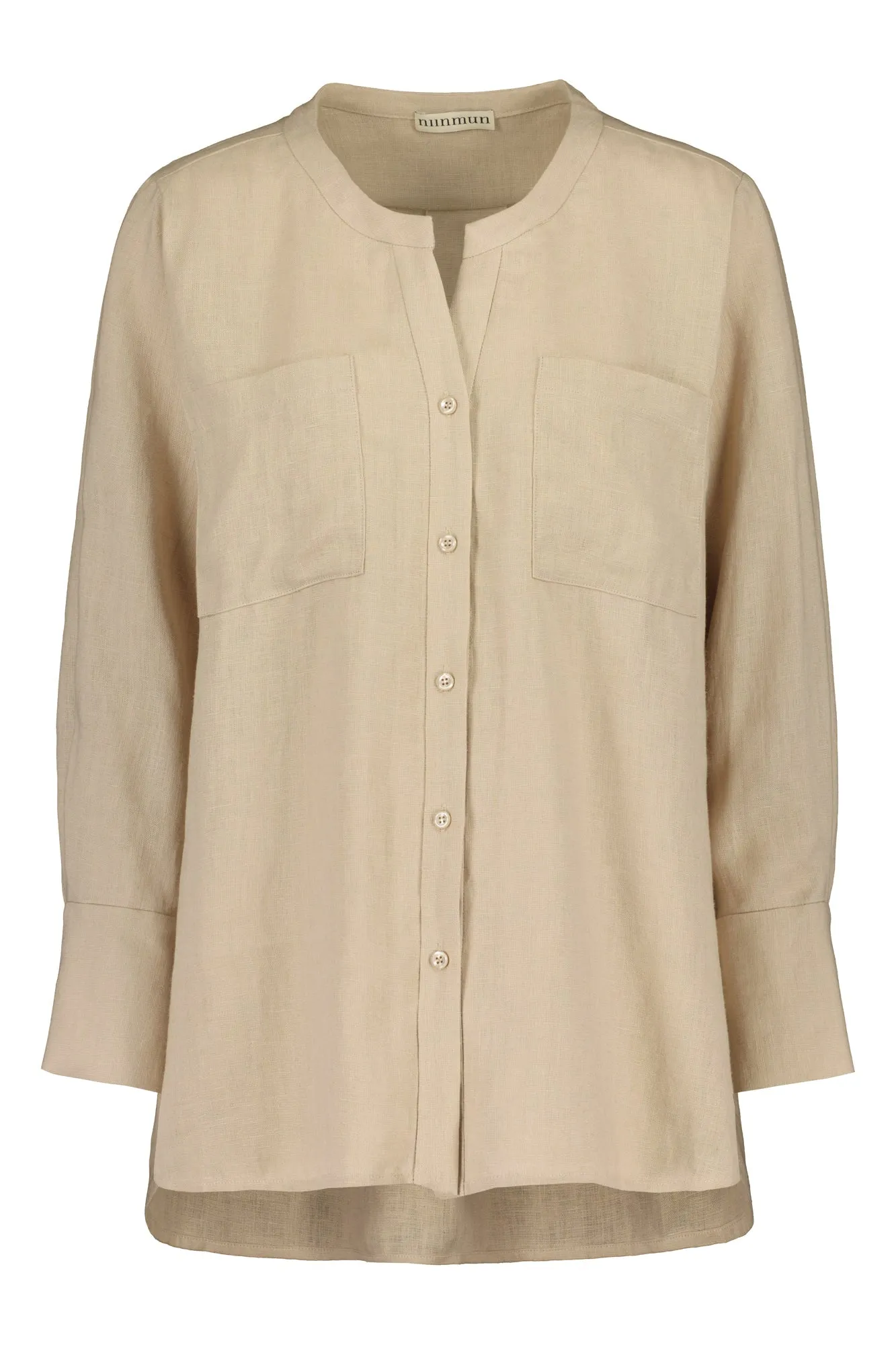 Nauvo Linen Shirt Beige sold by Ivalo.com
