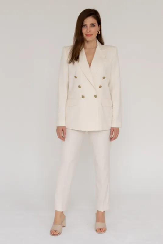 Cigarette Pants White sold by Ivalo.com