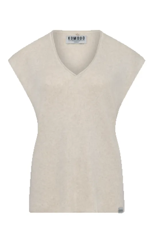 Polly Cotton Top Ivory White sold by Ivalo.com