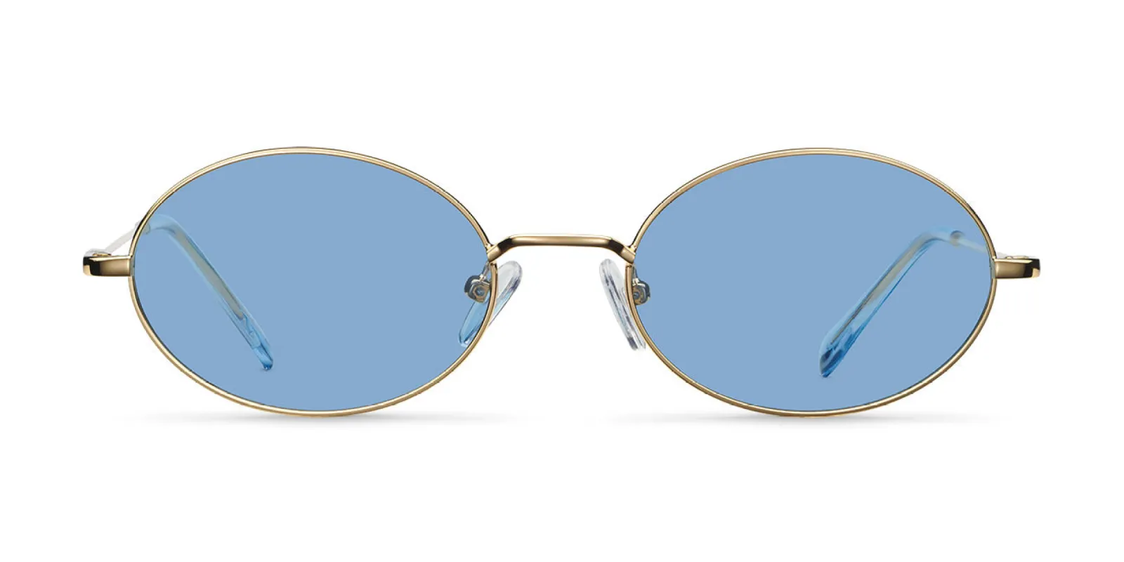 Amara Sunglasses Gold Blue sold by Ivalo.com