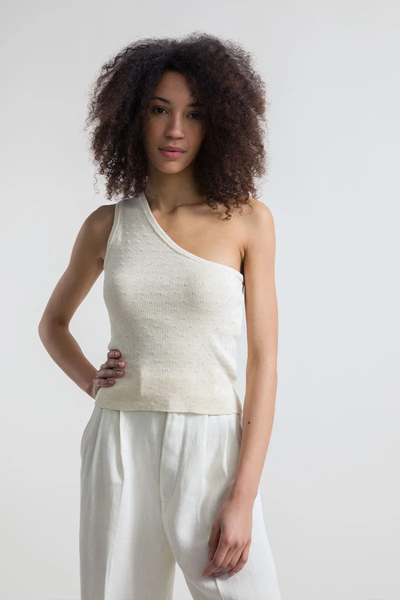 Ambra Recycled Cotton One-Shoulder Top sold by Ivalo.com product image thumbnail 3