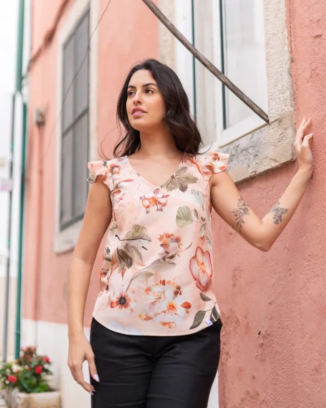 Sofia Top Siesta Orange sold by Ivalo.com