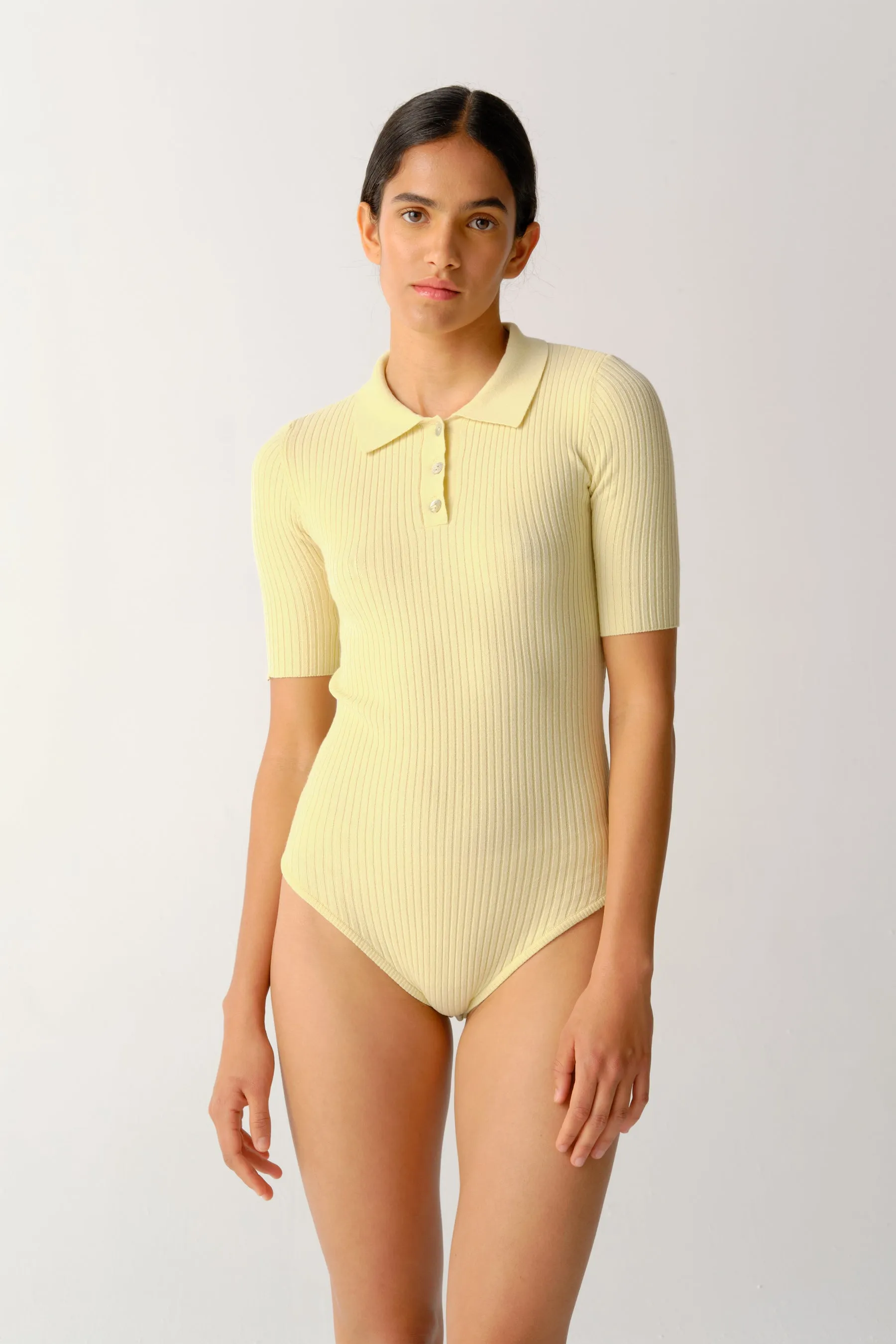 Tennis Bodysuit Ivory White sold by Ivalo.com