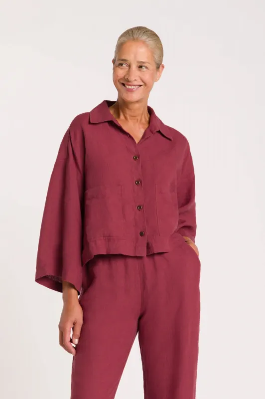 Wanda Shirt Dark Red sold by Ivalo.com