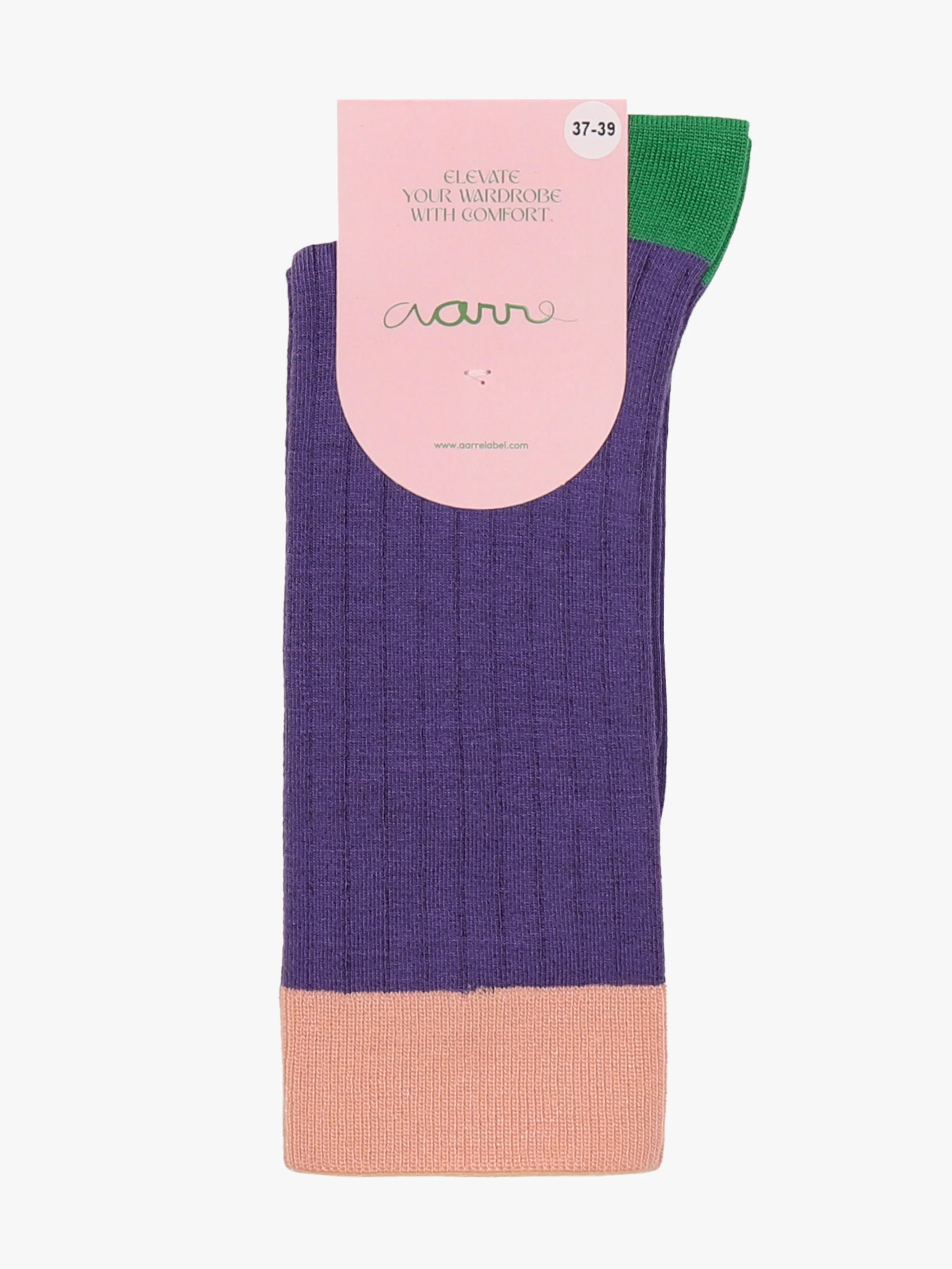Bamboo Rib Socks Purple sold by Ivalo.com product image thumbnail 3