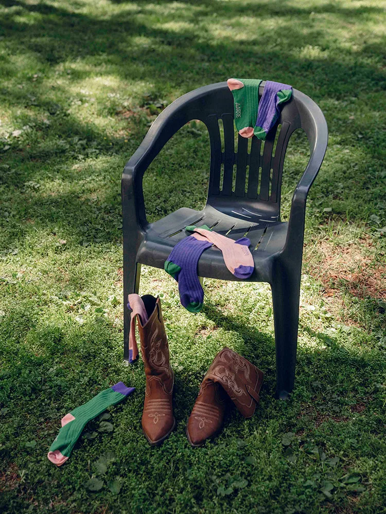 Bamboo Rib Socks Purple sold by Ivalo.com product image thumbnail 4